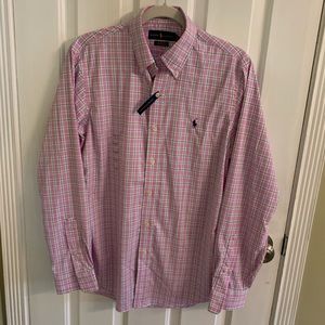 Men’s long-sleeved Ralph Lauren button-down shirt